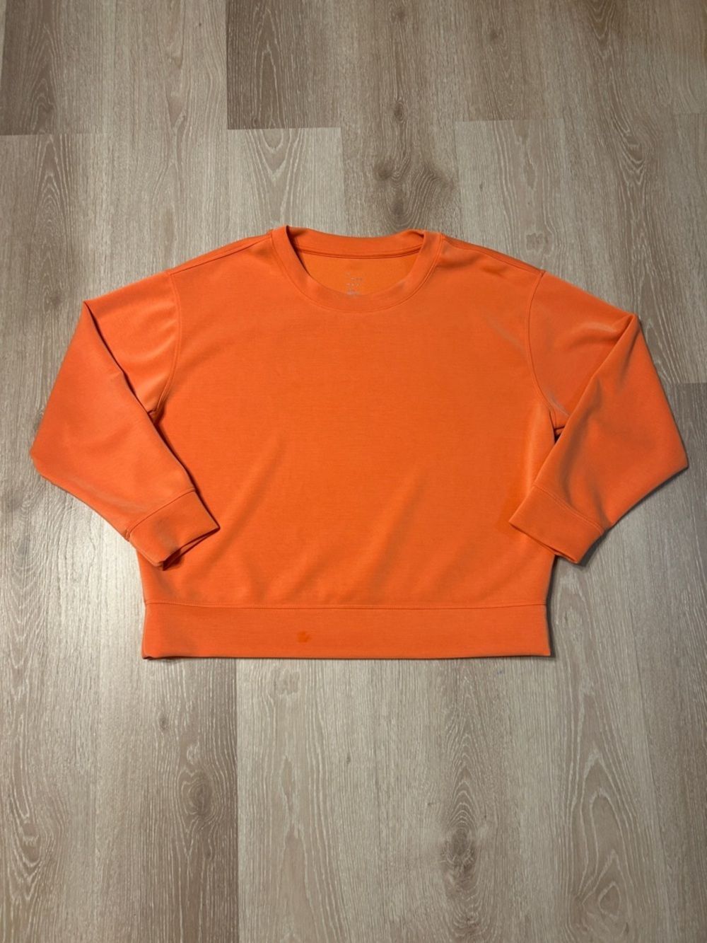 A New Day Buttery Soft Coral Orange Crewneck Sweatshirt Sz Large